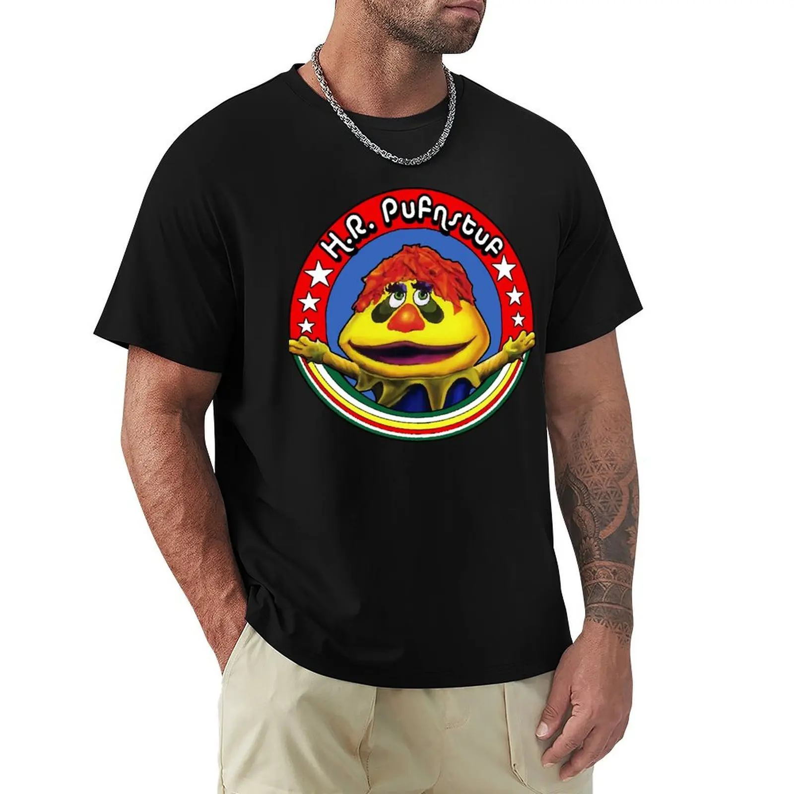 

H.R. Pufnstuf T-Shirt T-Shirt man t shirt graphics essential t shirt oversized graphic tee Men's cotton t-shirt