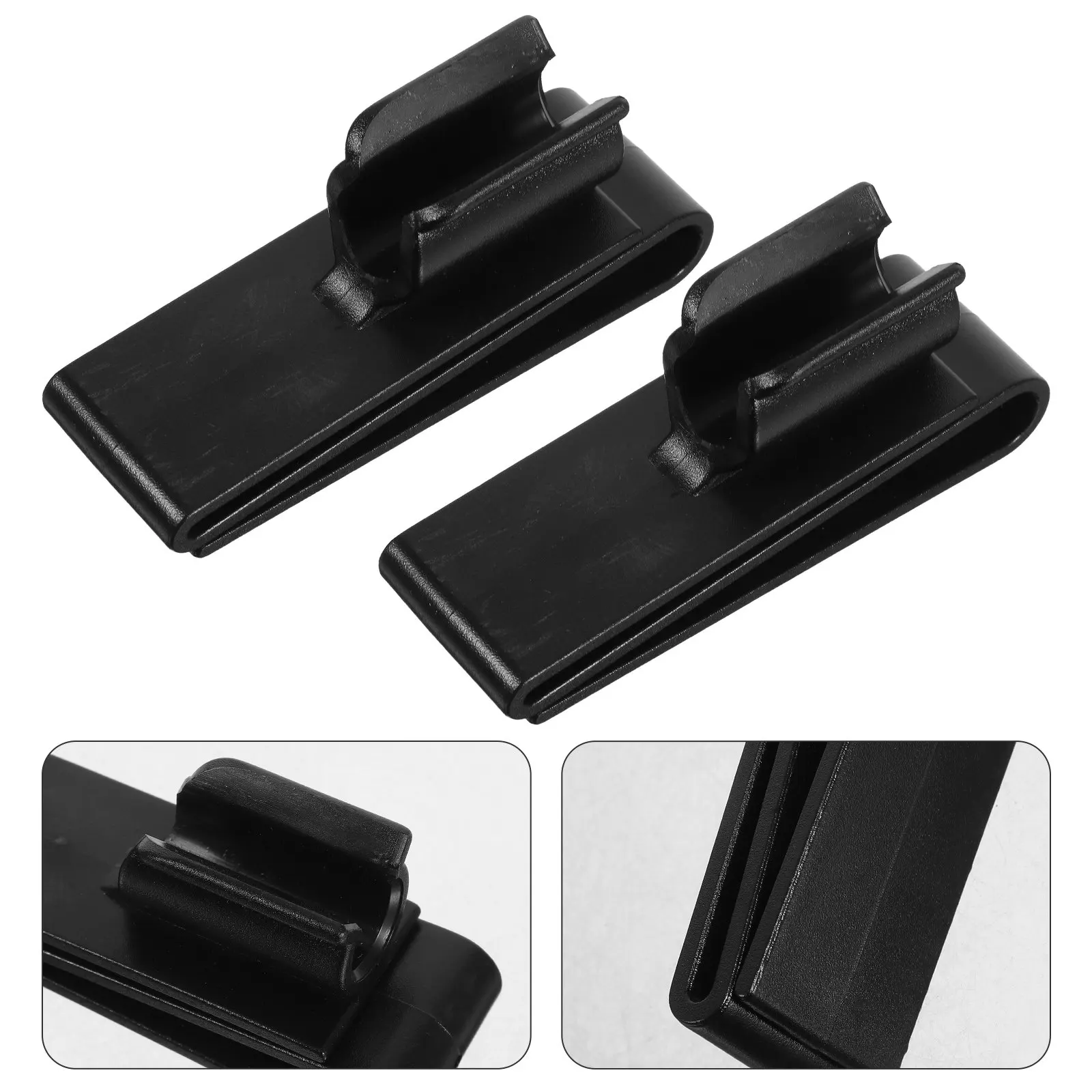 

1Pair Golf Club Clip Plastic Putter Holder Secure Grip Detachable Marking Clip Easy Install Golf Accessories Training Equipment