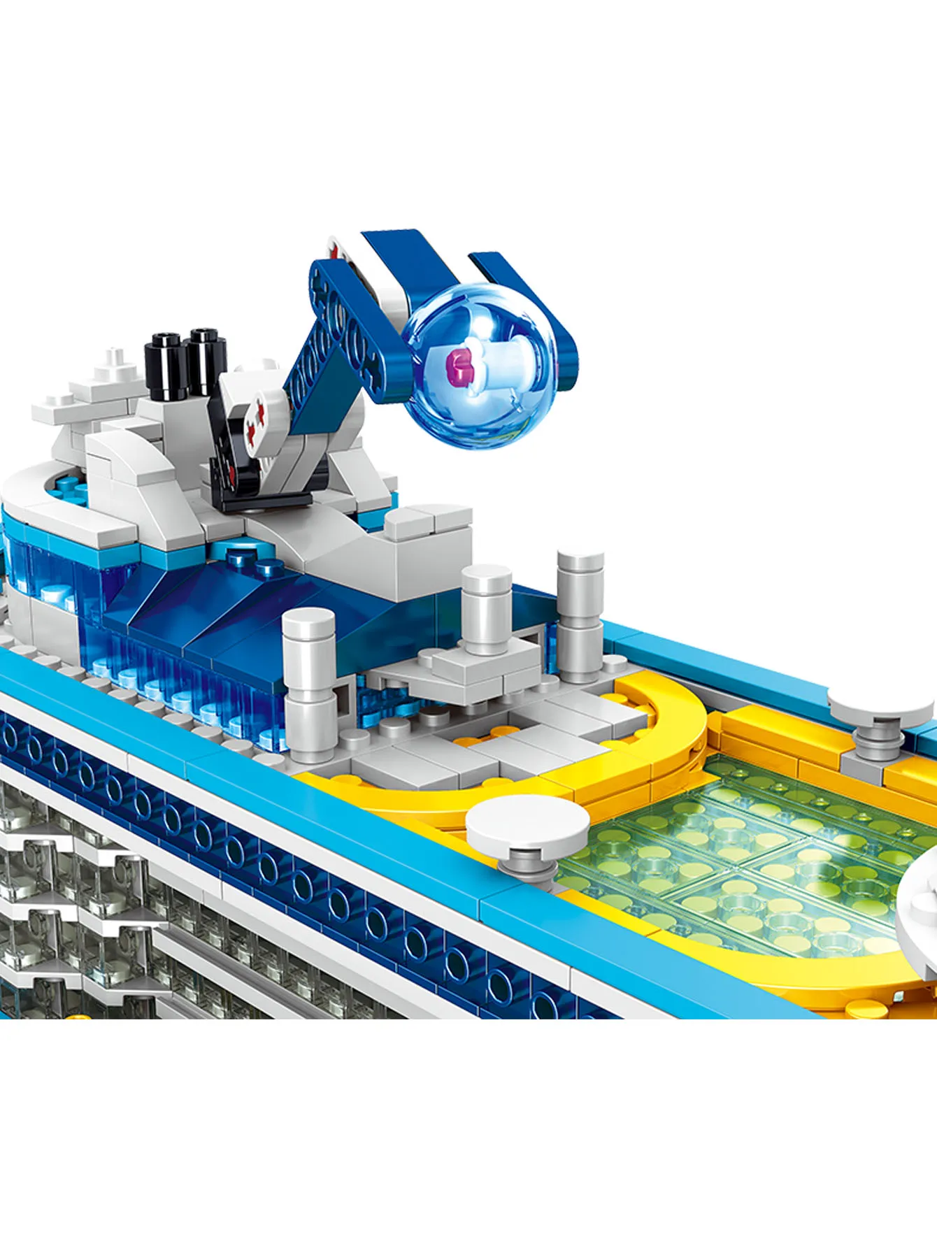 2428PCS MOC Luxury cruise ship \