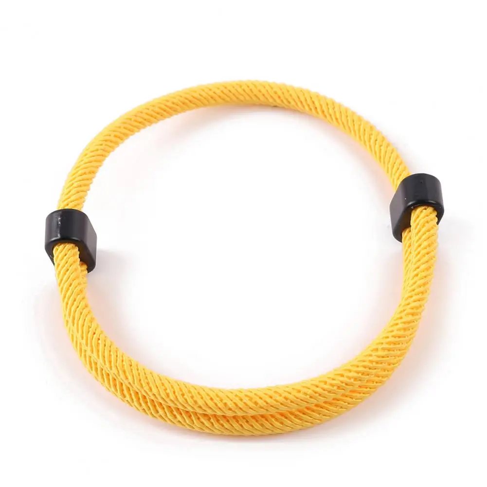 Waterproof Wristband for Men Adjustable Braided Rope Bracelet Solid Color Friendship Wristband Durable String for Boyfriend