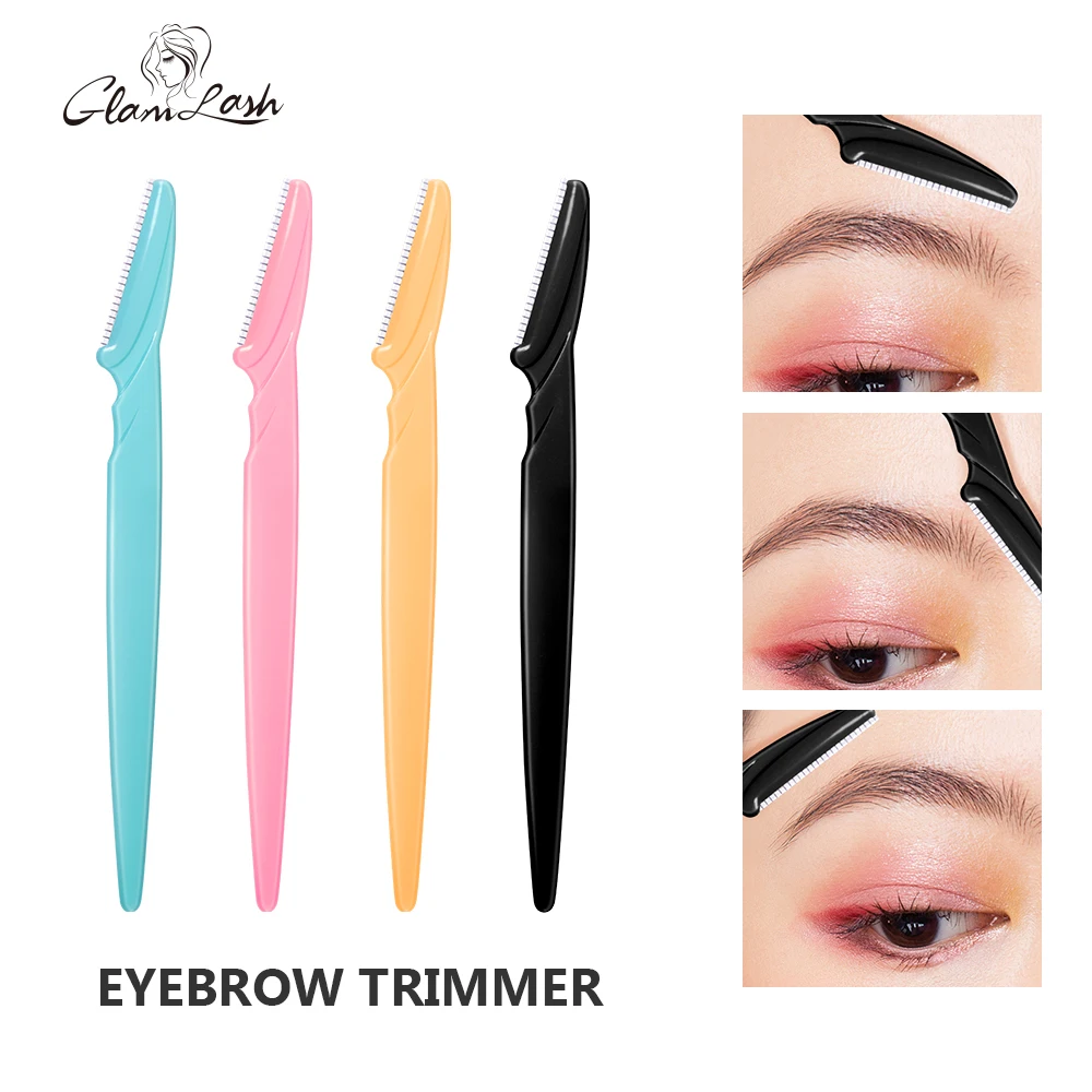 Glamlash 1/5/10/15 Stuks Wenkbrauw Trimmer Gezicht Mes Scheerapparaat Draagbare Wenkbrauw Epilatie Haarverwijdering Veiligheid Snijden Make-Up Tool