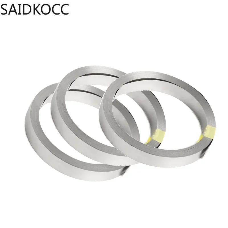Wholesale 10 Rolls 10 Meter Roll 0.15mm Thickness 5-15mm width Nickel Plated Steel Strip