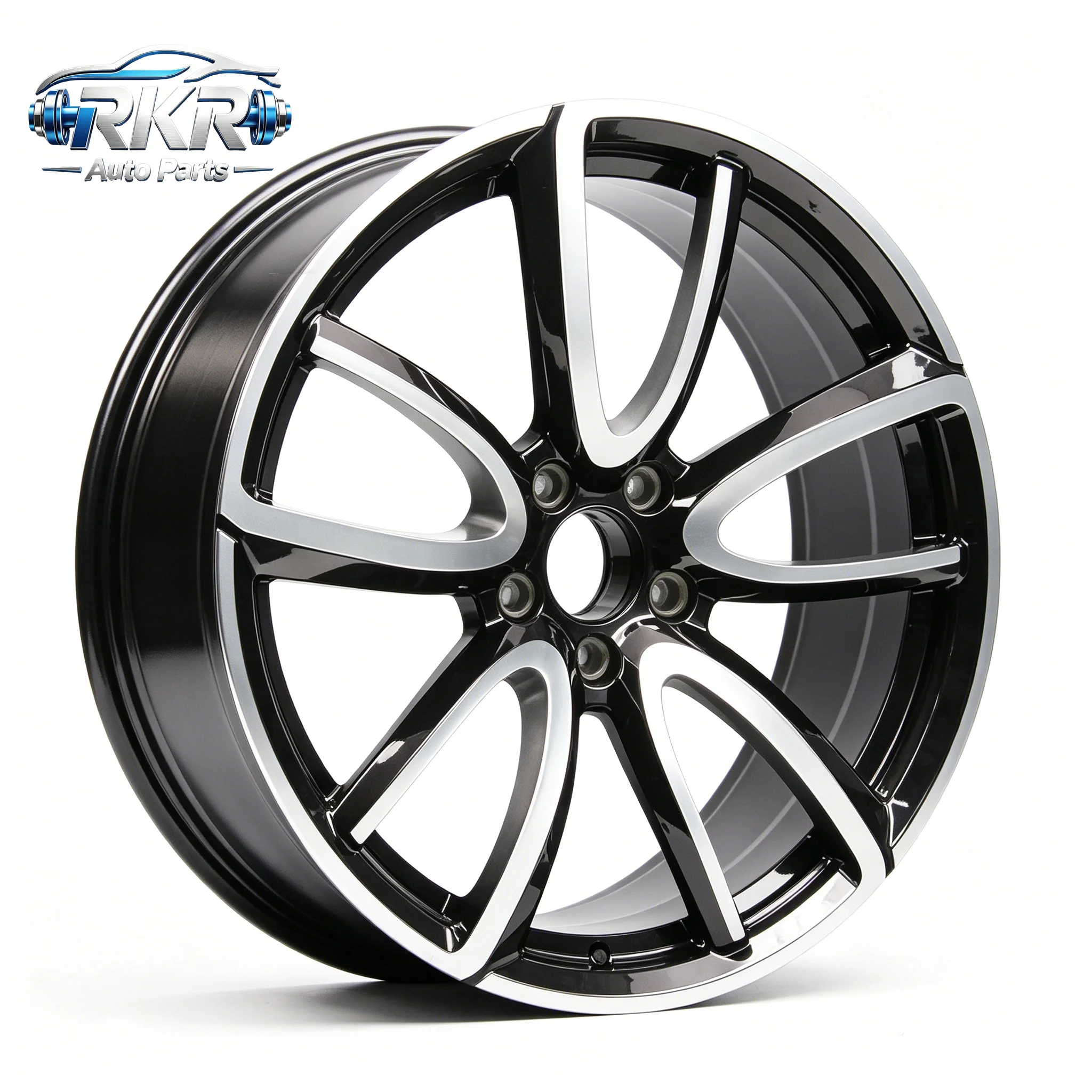 High Quality Cast Aluminum Alloy Street Family Car Wheel Rims 17-18 Inch PCD 5x112 Modified Auto Wheels
