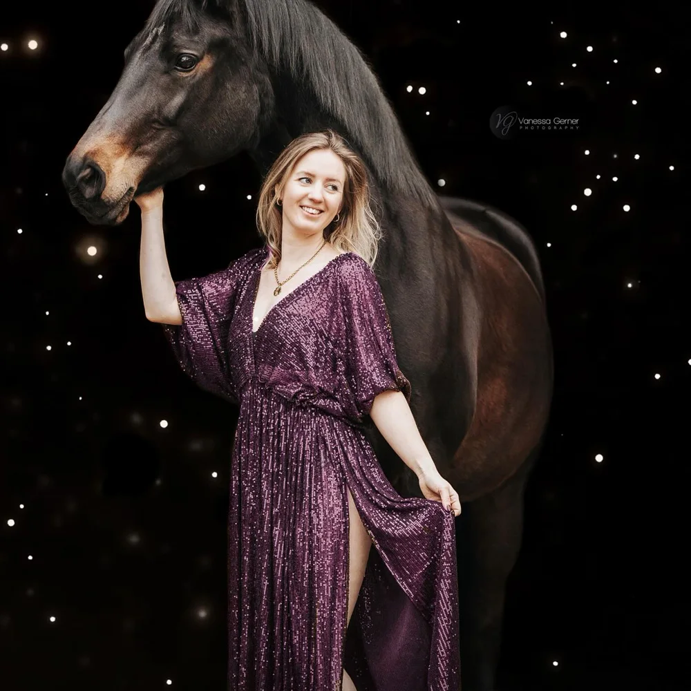 -elegant-vintage-sequin-v-neck-backless-dress-maternity-photography-props-dress-bohemian-photo-shooting-pregnancy-dress