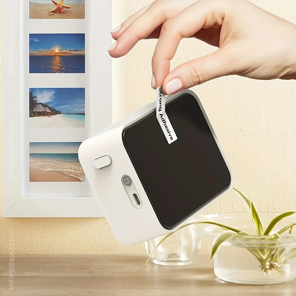 Etikettenband-Aufkleber, selbstklebendes tragbares Etikettendruckerpapier P15, wasserfeste Aufkleber, verwendet für Heimbüros und Schulgruppen