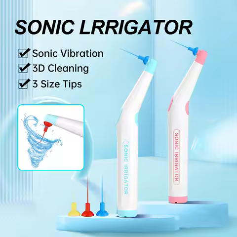 60 PCS Tips Dental Basic Instrument Endo Cleaning Odontologia Sonic Irrigator Dentistry Tool For Endo Root Canal Endodontic Tool