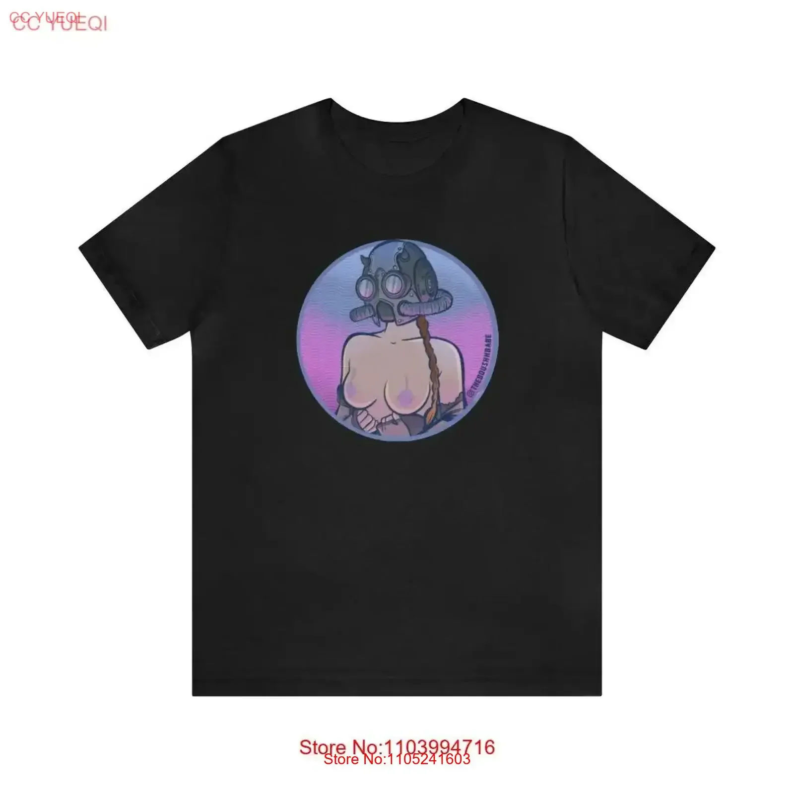 Nameless Ghoul Girl T shirt vintage Washed Casual designer clothes homme Versatile graphic Unisex fashion Top For Everyday Wear