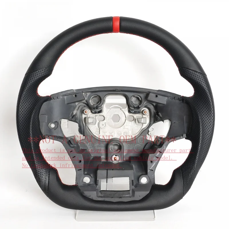 For 18-23 Ford Ranger Raptor Full Leather Pickup Modified Steering Wheel Horn Cover Horn Shell Decorative Cover