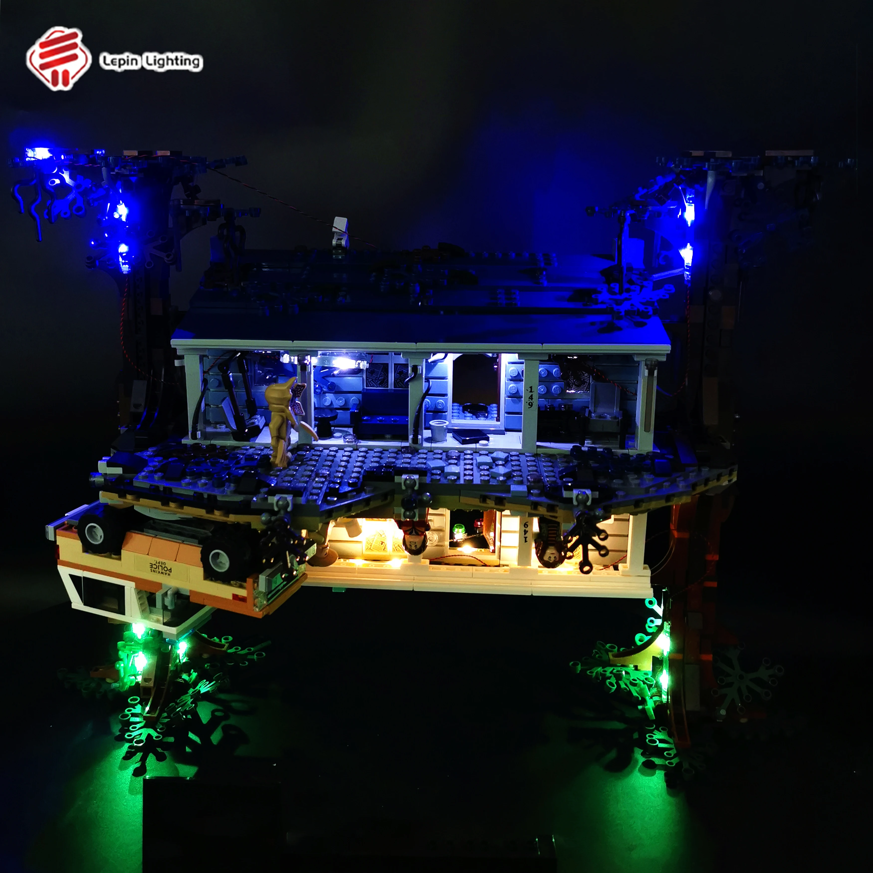 ชุดไฟ LED เข้ากันได้กับ 75810 บล็อกตัวต่อบ้านโลกคู่ขนานลึกลับชุดไฟตกแต่ง (เฉพาะไฟ)