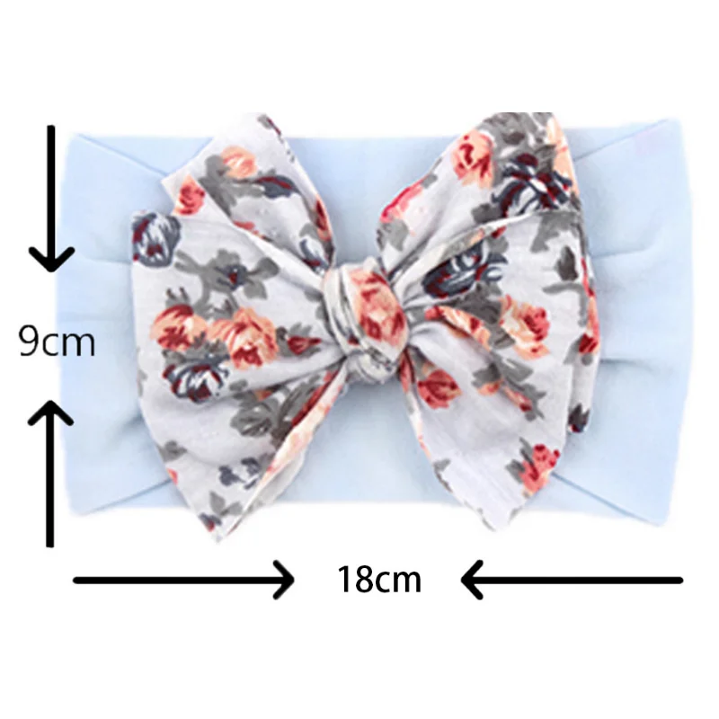 1 Piece Baby Headband Flower Toddler Infant Kids Hair Accessories Girl Newborn Bow Turban Bandage Headwear Headwrap Gift