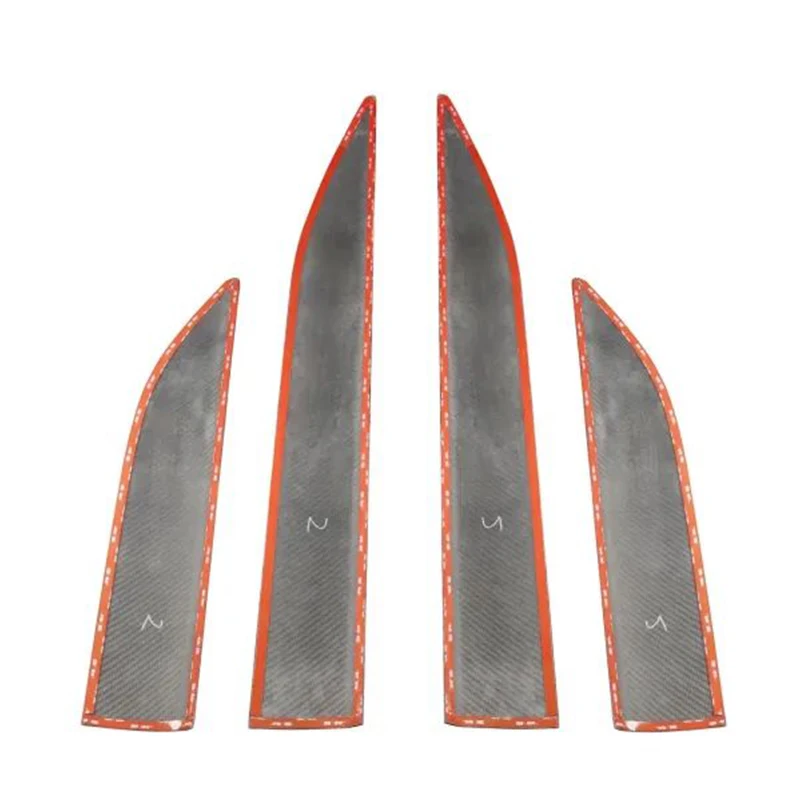 for Porsche Macan 95C 2024-UP 4PCS  Carbon Fiber Car Body Door Panel Trim