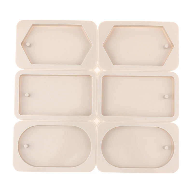 Moule en silicone rond et rectangle à 6 cavités, moule exécutif, glace, avertissement d'aromathérapie, plâtre, gâteau de bricolage, cadeau pour Regina