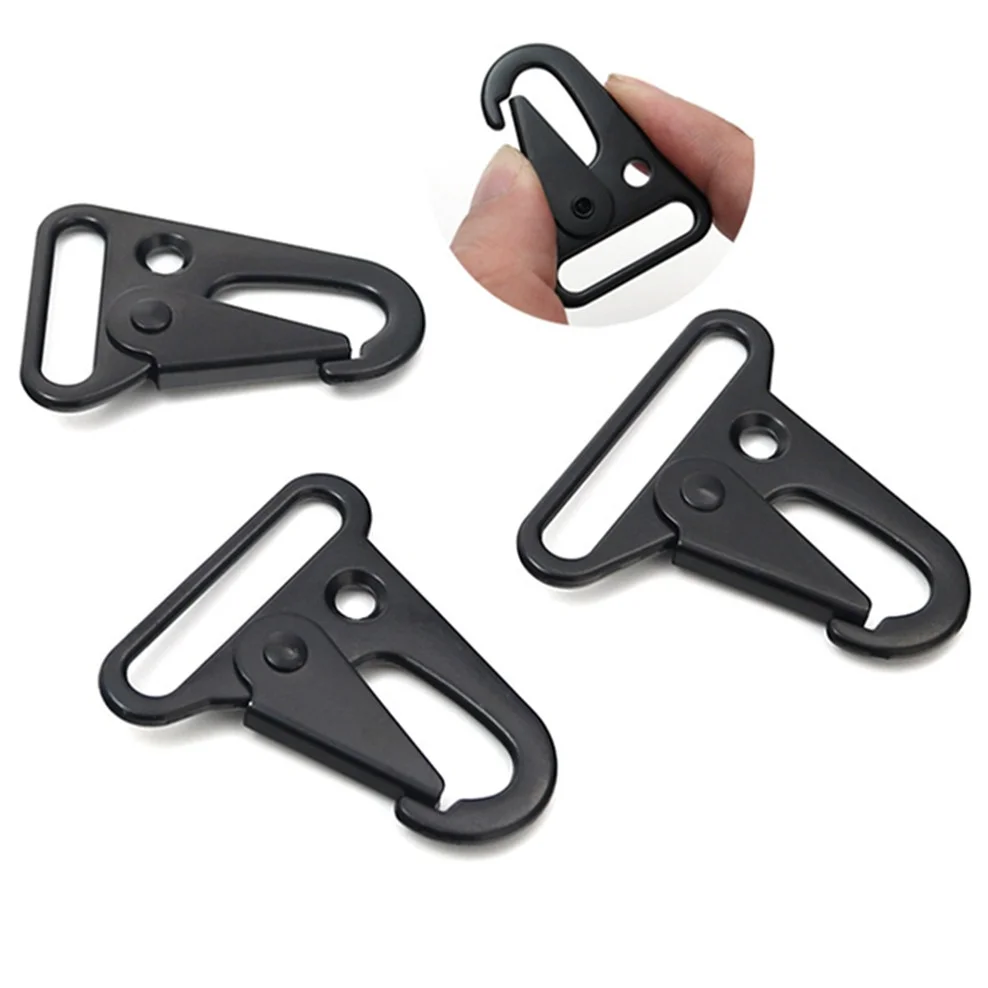 

6pcs Metal Eagle Beak Mountain Buckle Spring Knife Buckle for Tactical Waist Belt Webbing Hanging Rope Buckle Bag Accessories