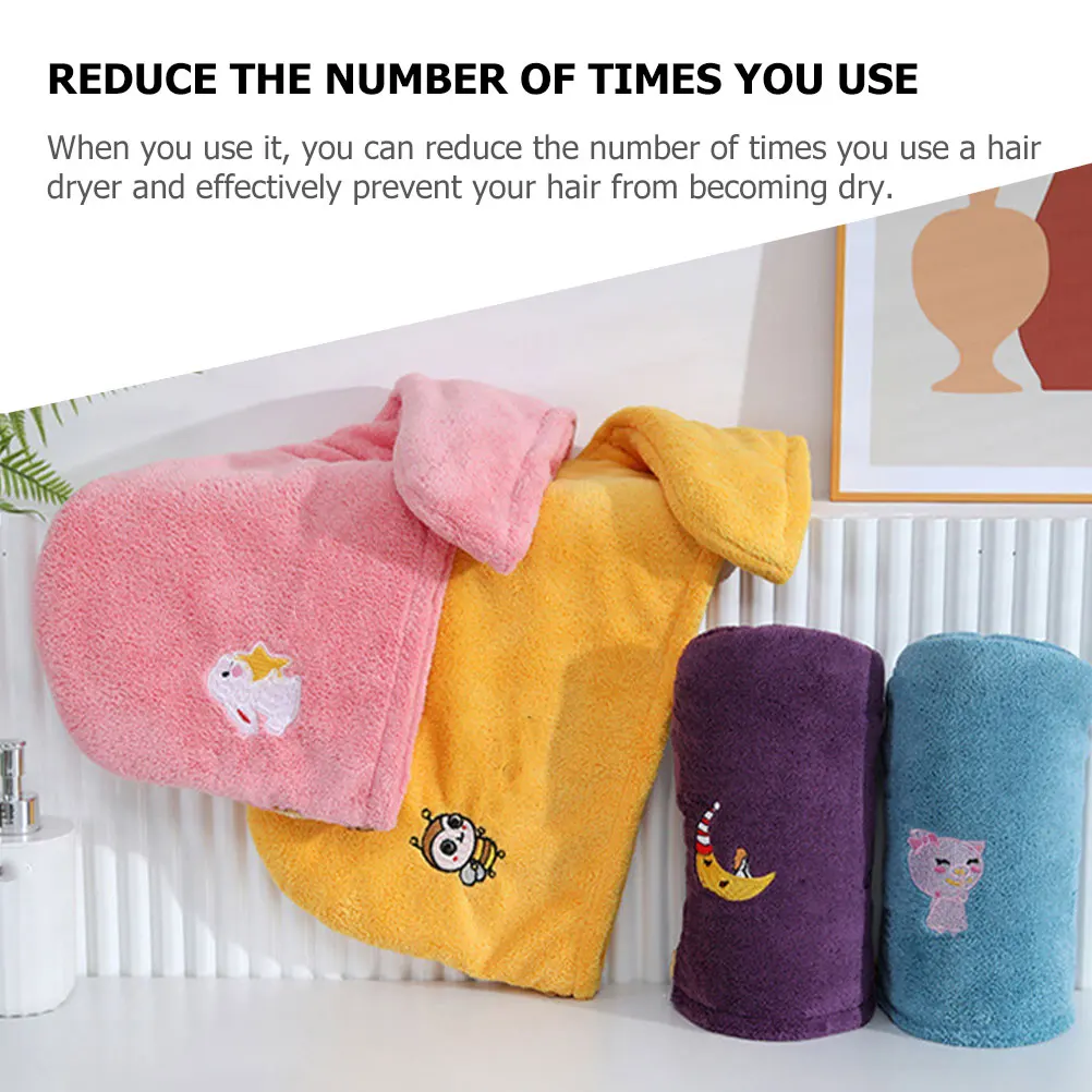 

Coral Fleece Absorbent Drying Hat Wrap Towel Caps Quick Dry Bathing Turban Microfiber Scarf Towels Moisture Wicking Prevent Hair
