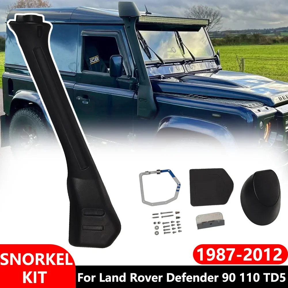 4X4 Auto Air Intake System Snorkel Kit For Land Rover Defender 90 110 300TDi TD5 1987-2012 Defender TD4 2007+ Car Accessories