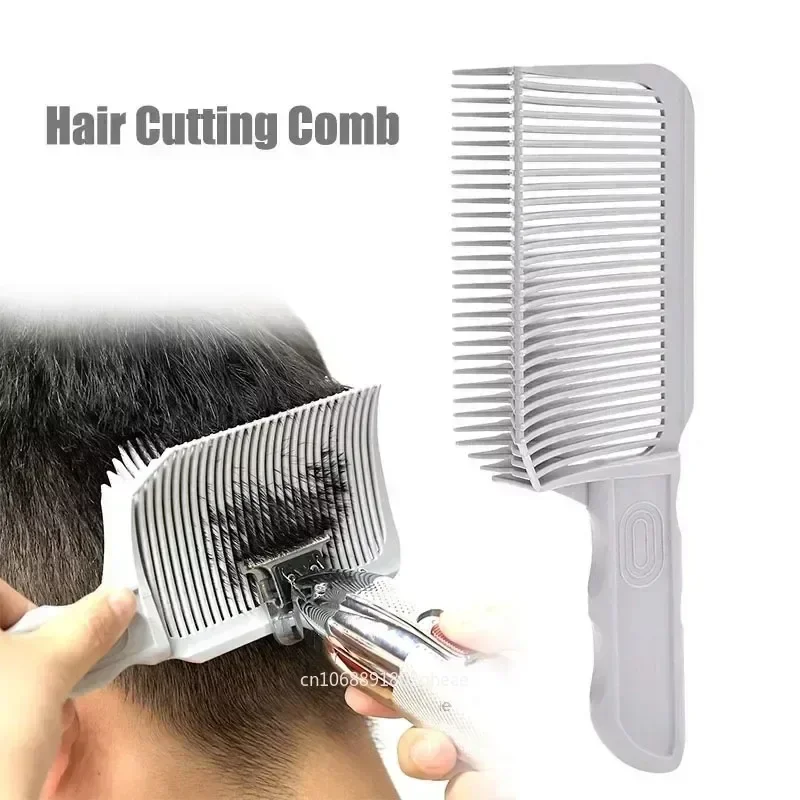 Barber Fade Comb Hairdressing Implement for Blended Hairstyles Heat Resistant Brush for Men's Tapered Haircuts