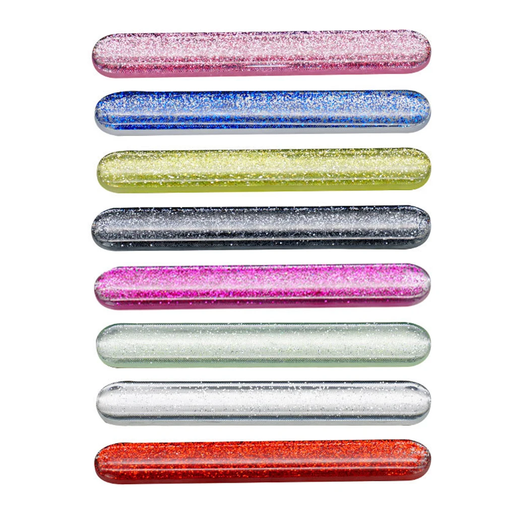 ตะไบเล็บแก้ว 8 ชิ้น เครื่องมือขัดเงา ตะไบเล็บมือ ตะไบเล็บปลอม ตะไบนาโนสำหรับต่อเล็บ