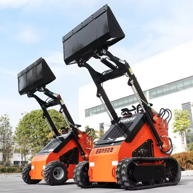 Imagem -03 - Compact Skid Steer Loader Jardim Trucking Agricultura Construção Diesel Alta Qualidade