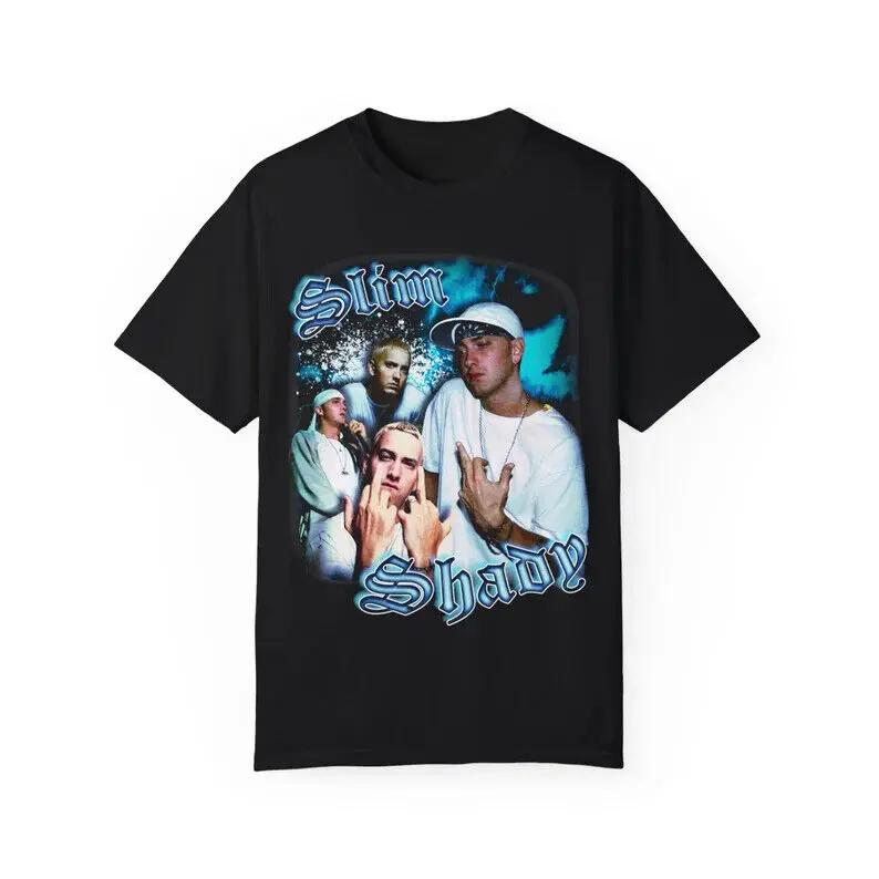 Schlankes, schattiges Rap-T-Shirt