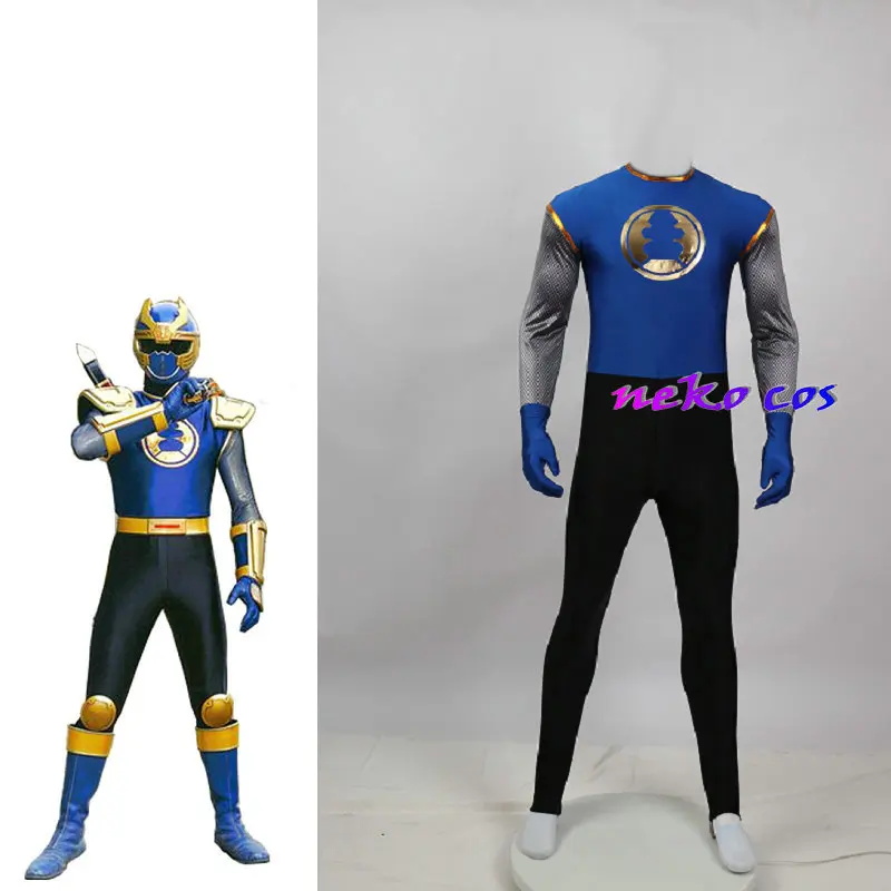 nekocos Ninpu Sentai Hurricaneger Kuwaga Ranger  fullset fitting bodysuit mask belt gloves shoes Cosplay Costume Custom Size view 3
