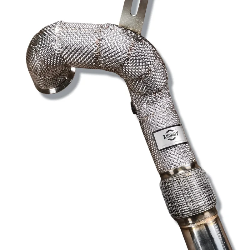 メーカー供給の車改造用ステンレス製排気管、フォルクスワーゲンスーテンモデル、カット不要改造に最適