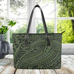 Polynesian Hawaiian Tribal Brand Design Top Handle Clutch Vintage Casual High Quality Totes Fashion Travel Coin Purse Hand Bags