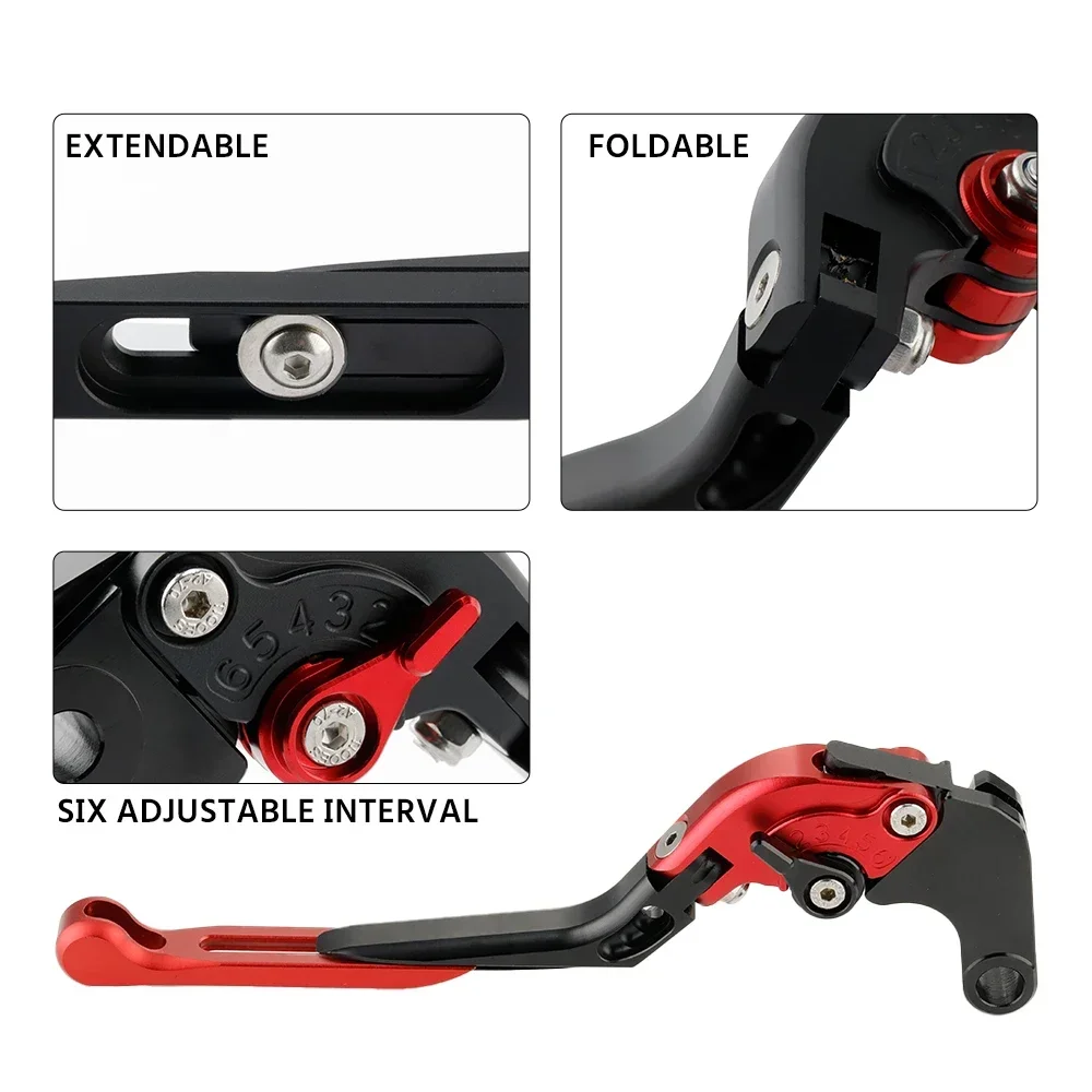 Folding Brake Clutch Levers For Tiger 800 XC/XCX/XCA/XR/XRT/XRX 2015-2020 19 Motorcycle Adjustable Extendable CNC Handles