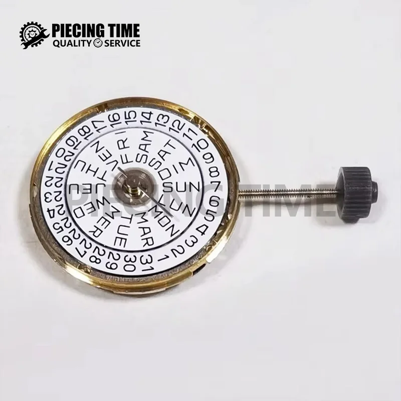 Brand nNew Genuine Product 7022 Watch Movement Quartz Movement Double Calendar Replace 956.412 Three Pin Watch Accessories