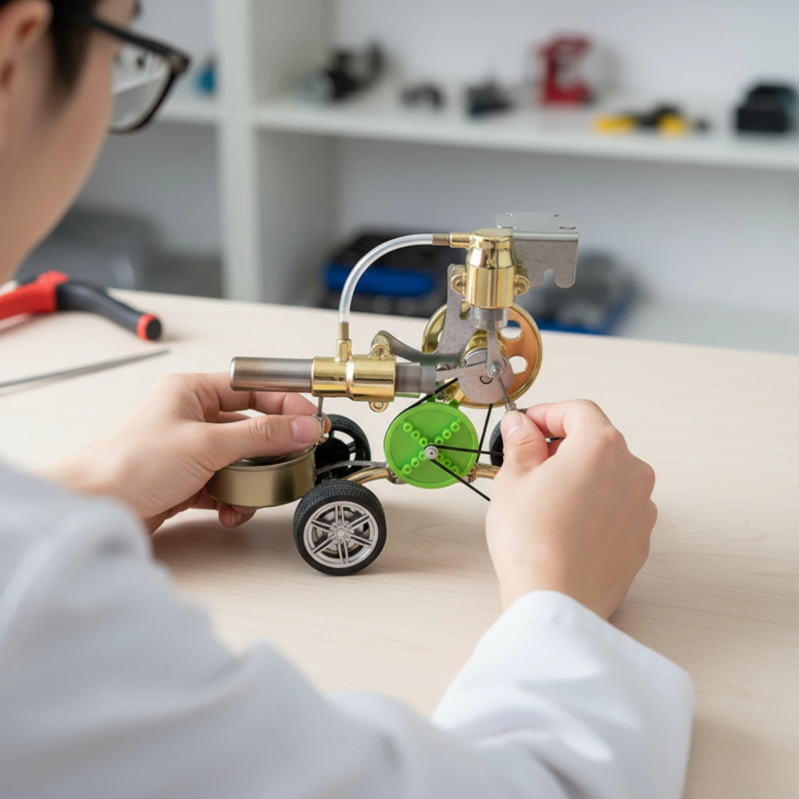 stirling-engine-model-with-wheels-metal-stirling-engine-model-scientific-compact-for-students-classroom-desk