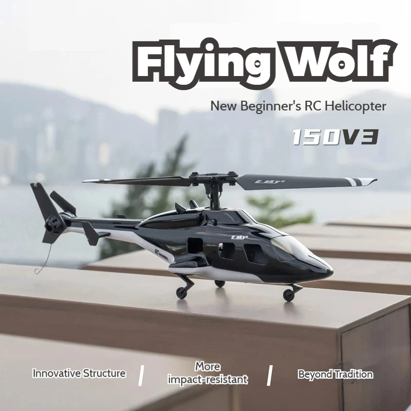 ESKY 150BL V3 Mini RC Helicopter 4CH Scale Simulation Battle Drone Aircraft Remote Control Toy for Kids Adults Beginners Gift