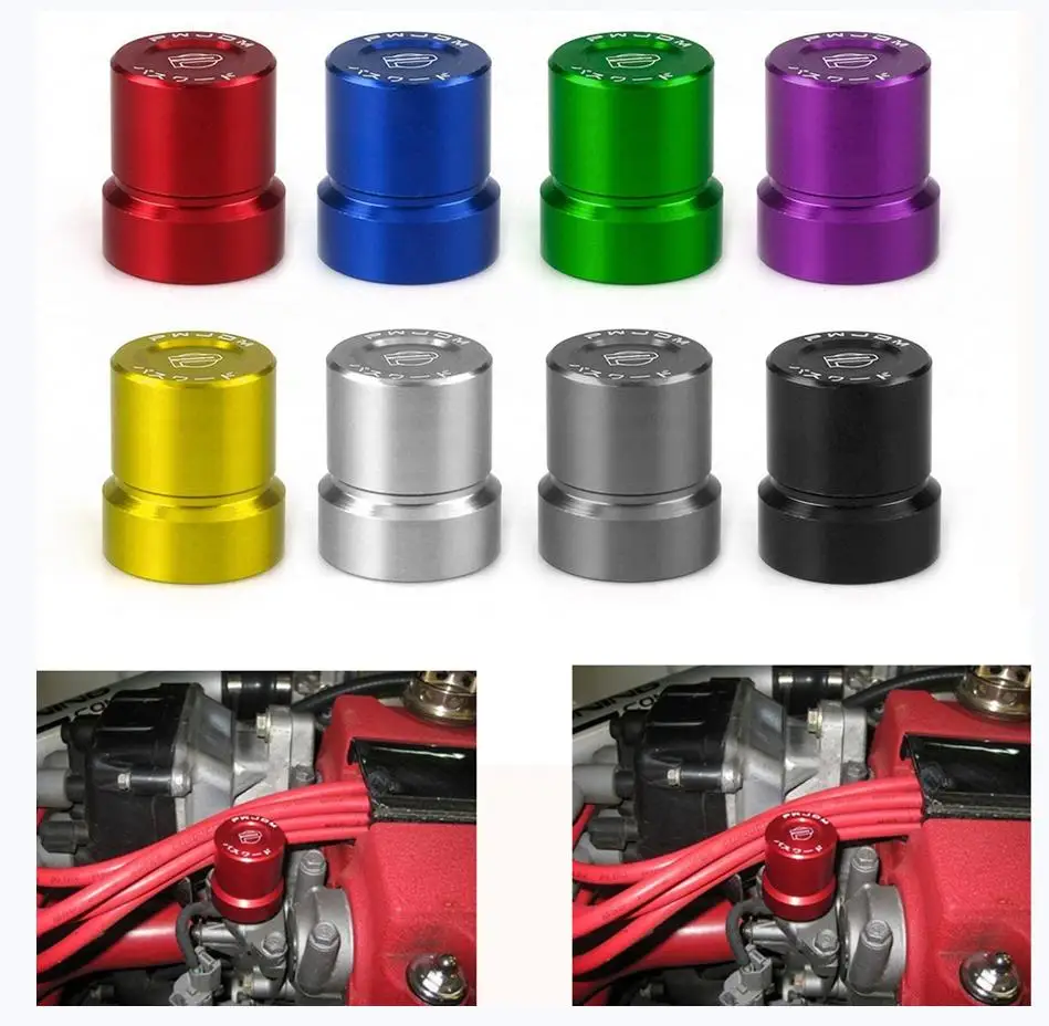 Aluminum Solenoid Valve Cover For Honda B D H Series For Acura For Civic Accord Engine Performance Parts Auto Accessories
