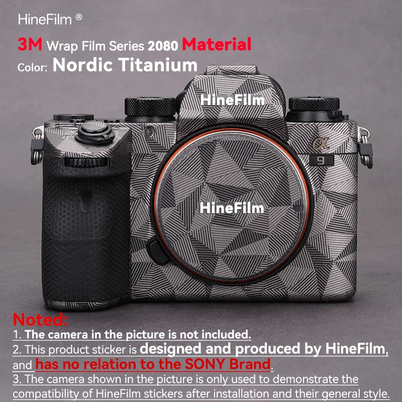 Hinefilm Skin For Sony A9 Alpha 9 First Generation Decal Skin Camera Protective Sticker ILCE 9 Alpha-9 ILCE9 Alpha9 Protector