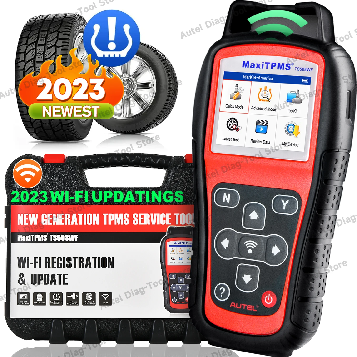 

Autel MaxiTPMS TS508WF TS508 Инструмент диагностики TPMS Монитор давления в шинах TPMS MX-сенсоры Программатор Активация освобождения Датчики TPMS