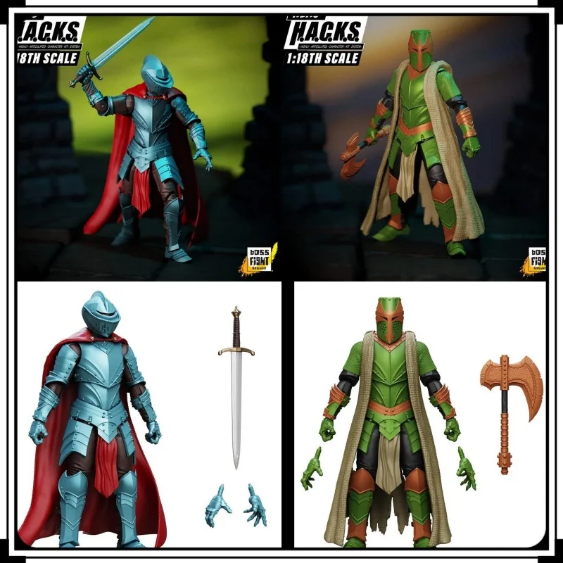 

В наличии: Коллекционная фигурка средневекового рыцаря 1/18, серия Wave 2 от Boss Fight Studio (BFS), Паладин-Вангард, шарнирная, игровая периферия, подарок