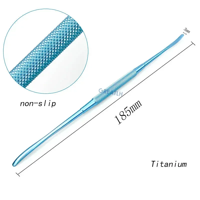 Titan legierung edelstahl Freer raspatorium doppel-ended chirurgische instrumente runde griff