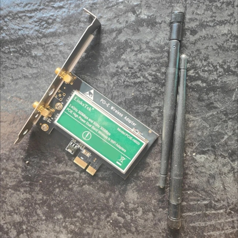 Двойная полоса PCIe Wireless Card Adapter WiFi для домашнего и офисного использования