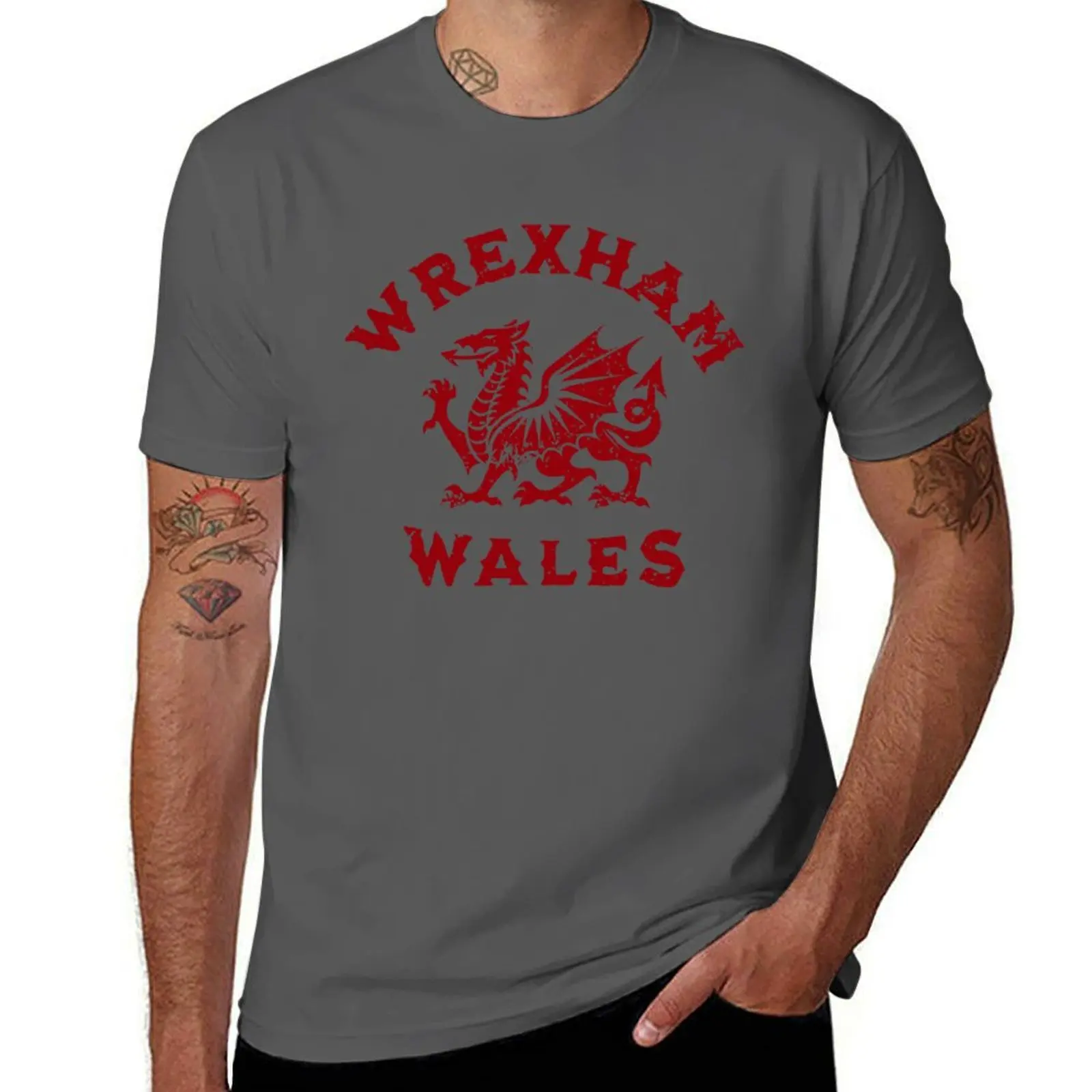 

Wales Wrexham T-Shirt Large Size Short Sleeve T-Shirt