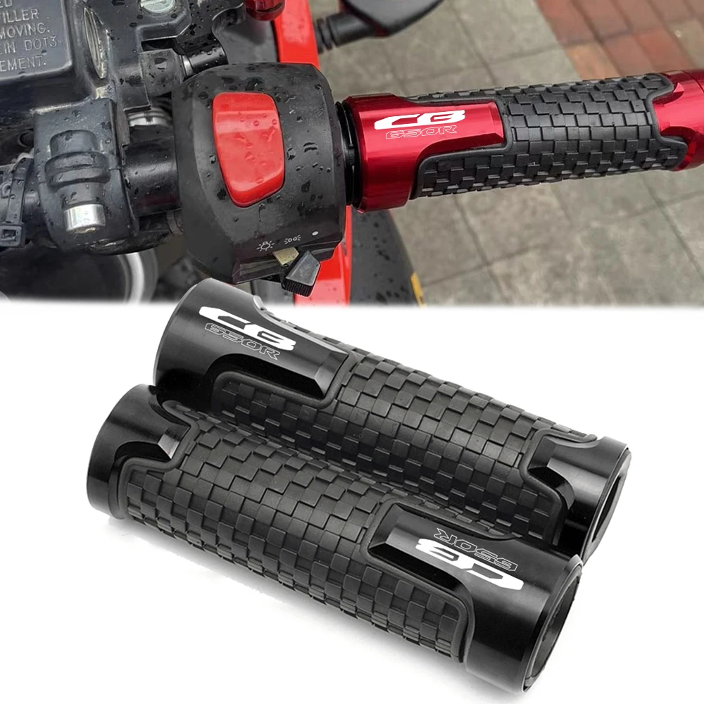 Novo Punho de Guidão Antiderrapante 7/8 para Motocicleta Honda CB650R CB 650R CB/650R CB 650 R CB650 2019-2025