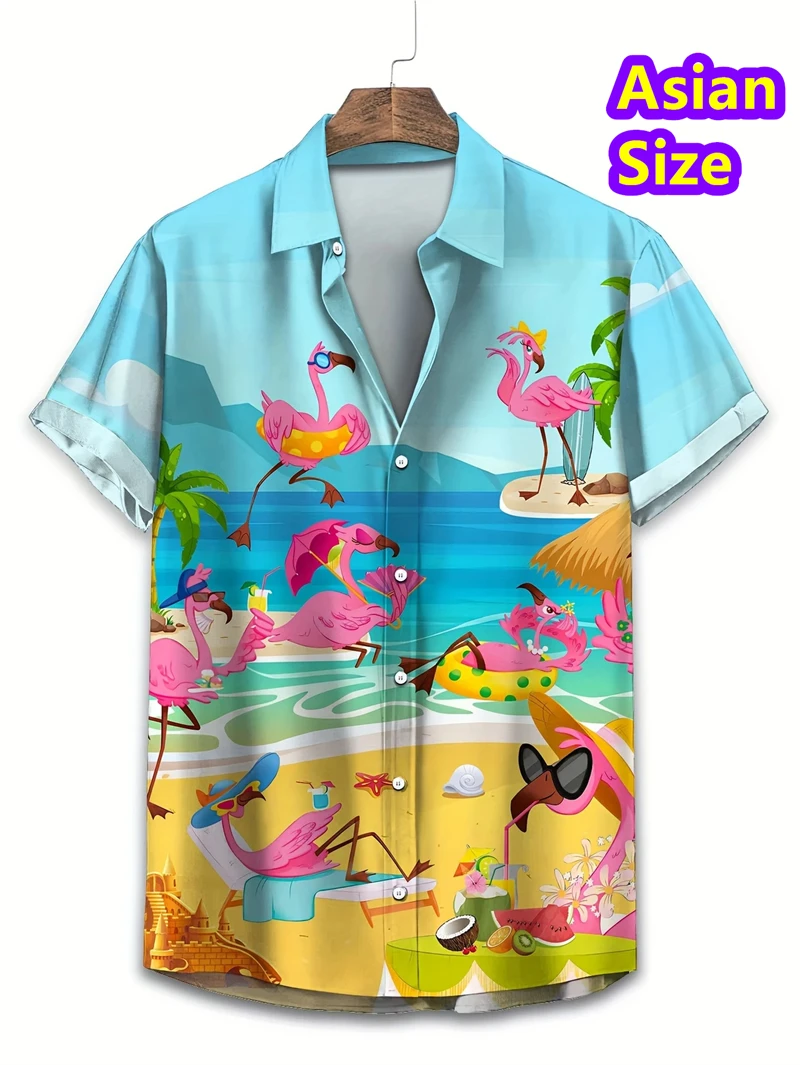 

New Vintage Skull Floral Graphic Hawaiian Shirts For Man Funny Skull 3D Print Streetwear Short Sleeve Blouse Lapel Shirt For Men