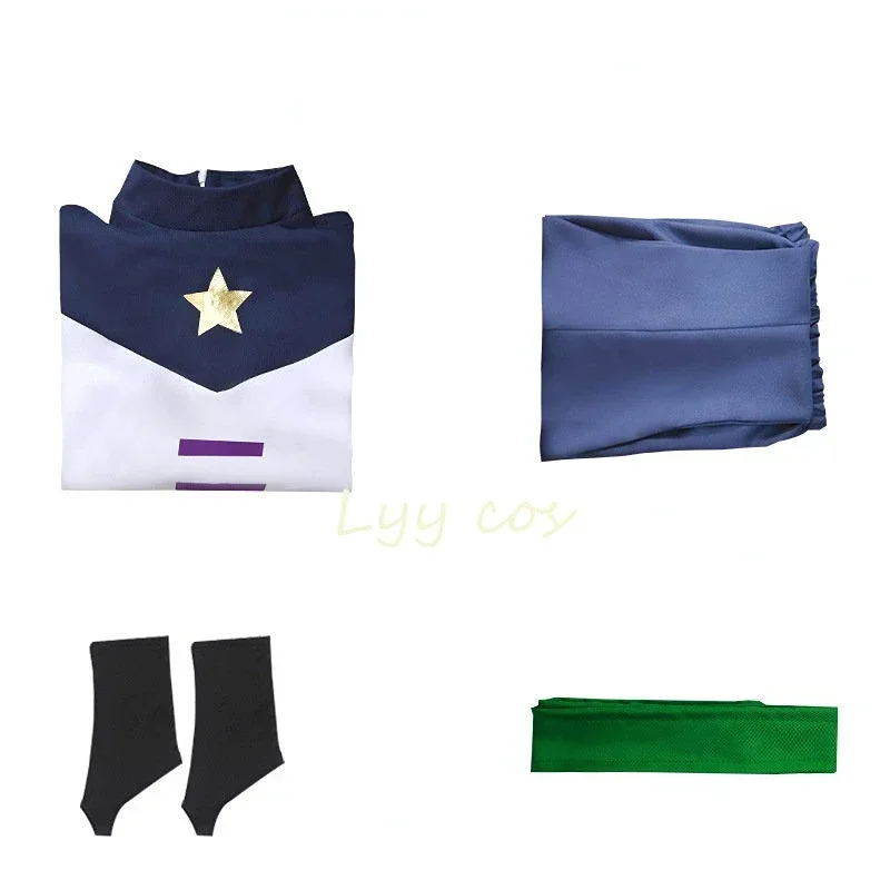 EE01 2 نمط أزورا تأثيري أنيمي البومة تأثيري فستان مُصمم حسب الطلب فتاة أزورا زي موحد سروال فستان قبعة الزي مجموعة & 0Ww