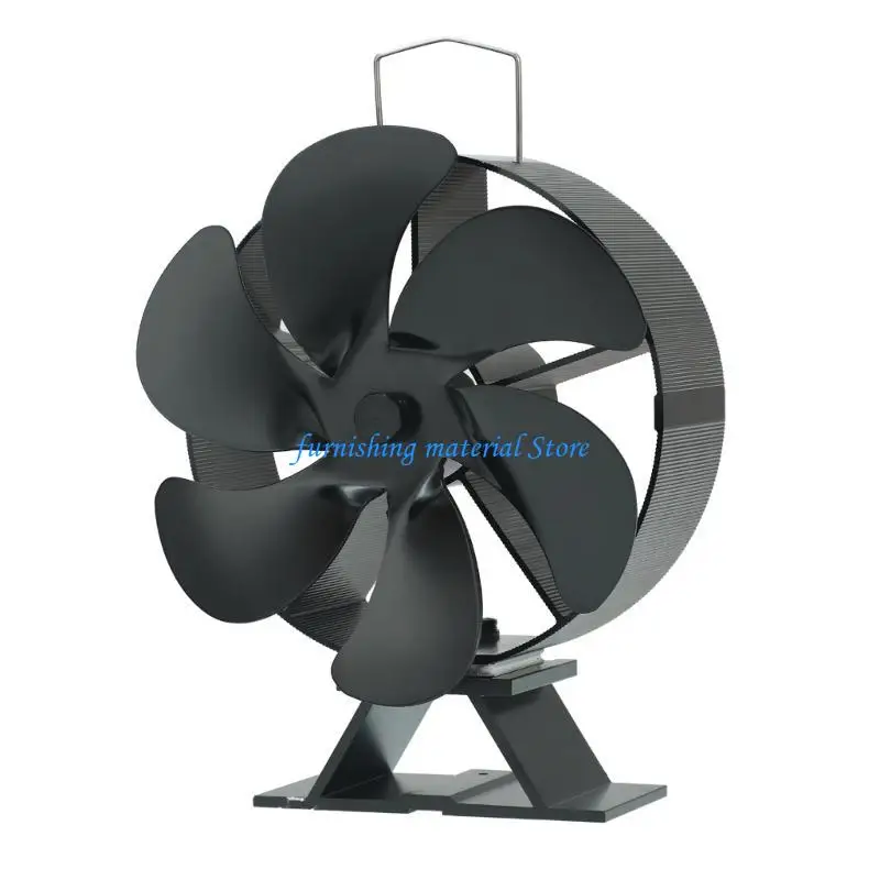 Y5GD 6 شفرات تعمل بالطاقة الحرارية، مروحة مدخنة صديقة للبيئة، توزيع هادئ للحرارة #2