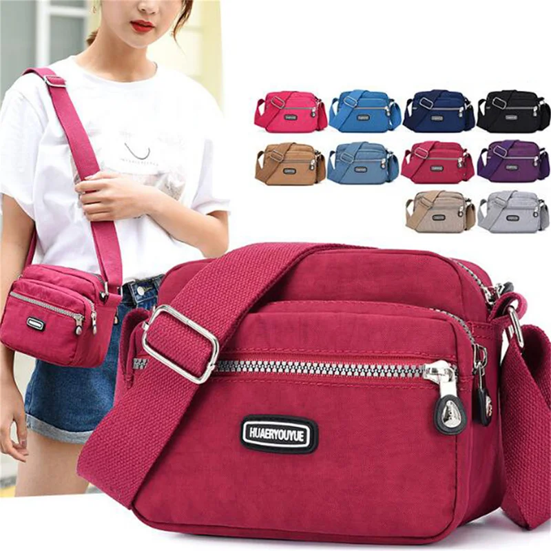 Crossbody Bags Flower Appointment Best-sell Model Multiple Fashion Portable Simple Nylon Regular Makeup Bag Shoulder Bag