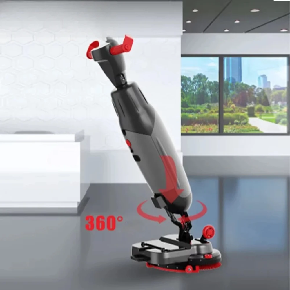 Top Quality Portable Electric Compact Portable Walk Behind Mini Floor Scrubber Cleaning Machine