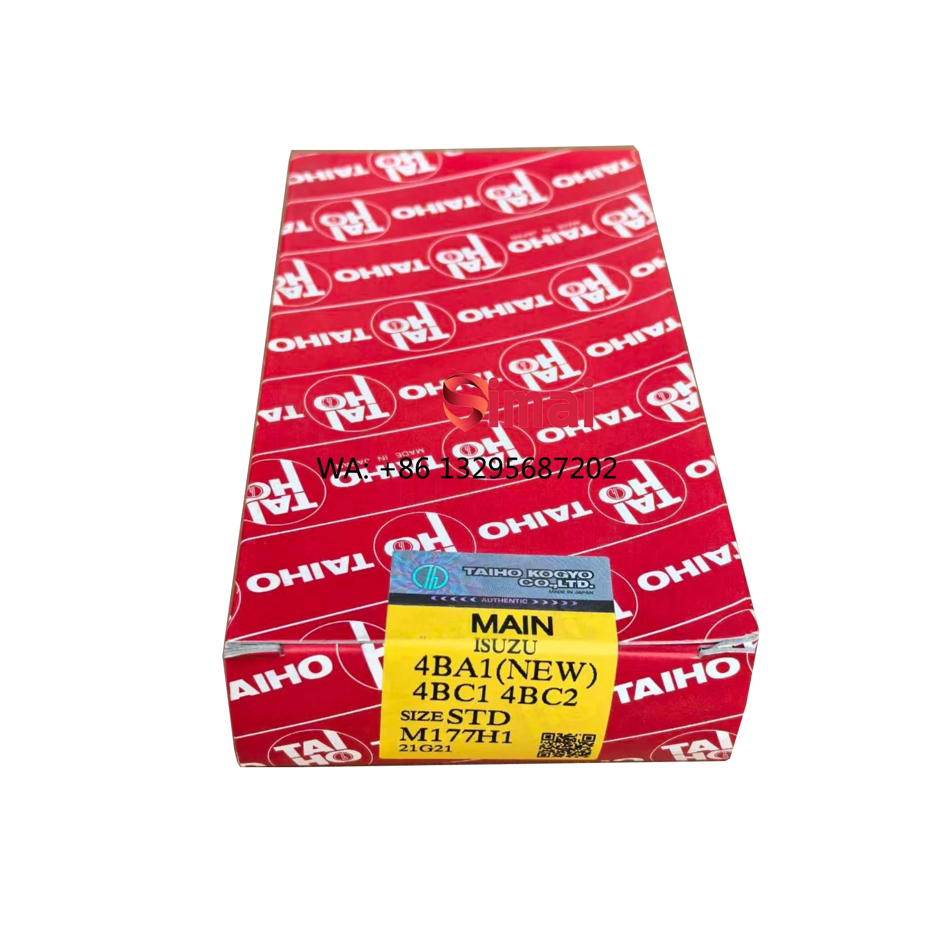 

Original Japan Taiho Main Bearing 4BC1 4BA1 4BC2 M177H1 for Isuzu Engine