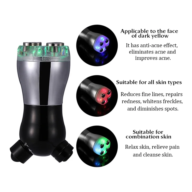 

WHYY-Мазотерапия, электропорация лица, радиочастота, светодиодный фотонный лифтинг лица, подтяжка морщин, массажер, вилка европейского стандарта