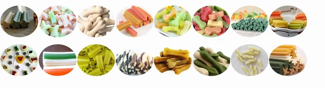 Good Pet Treats Dog Chews Food Making Machine Dog Treats Extruder Machine