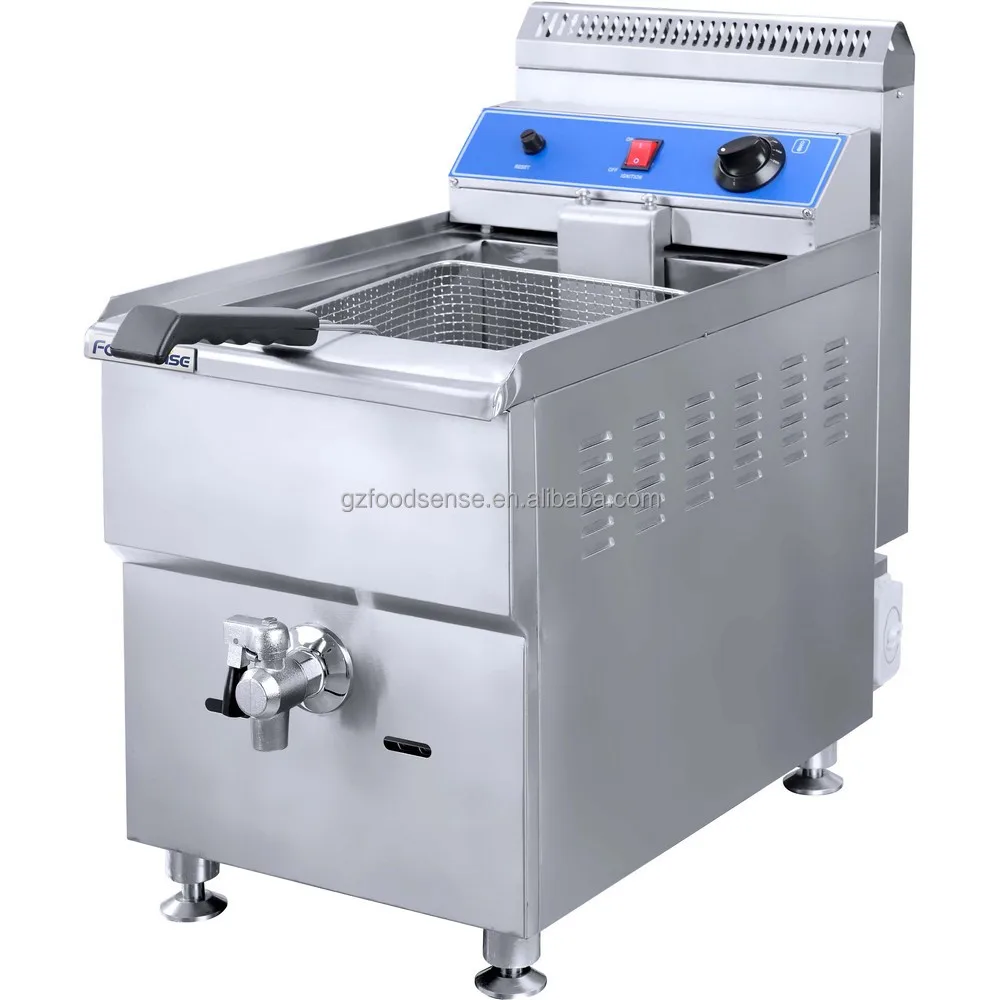 Double Tank Stainless Steel Gas deep fryer