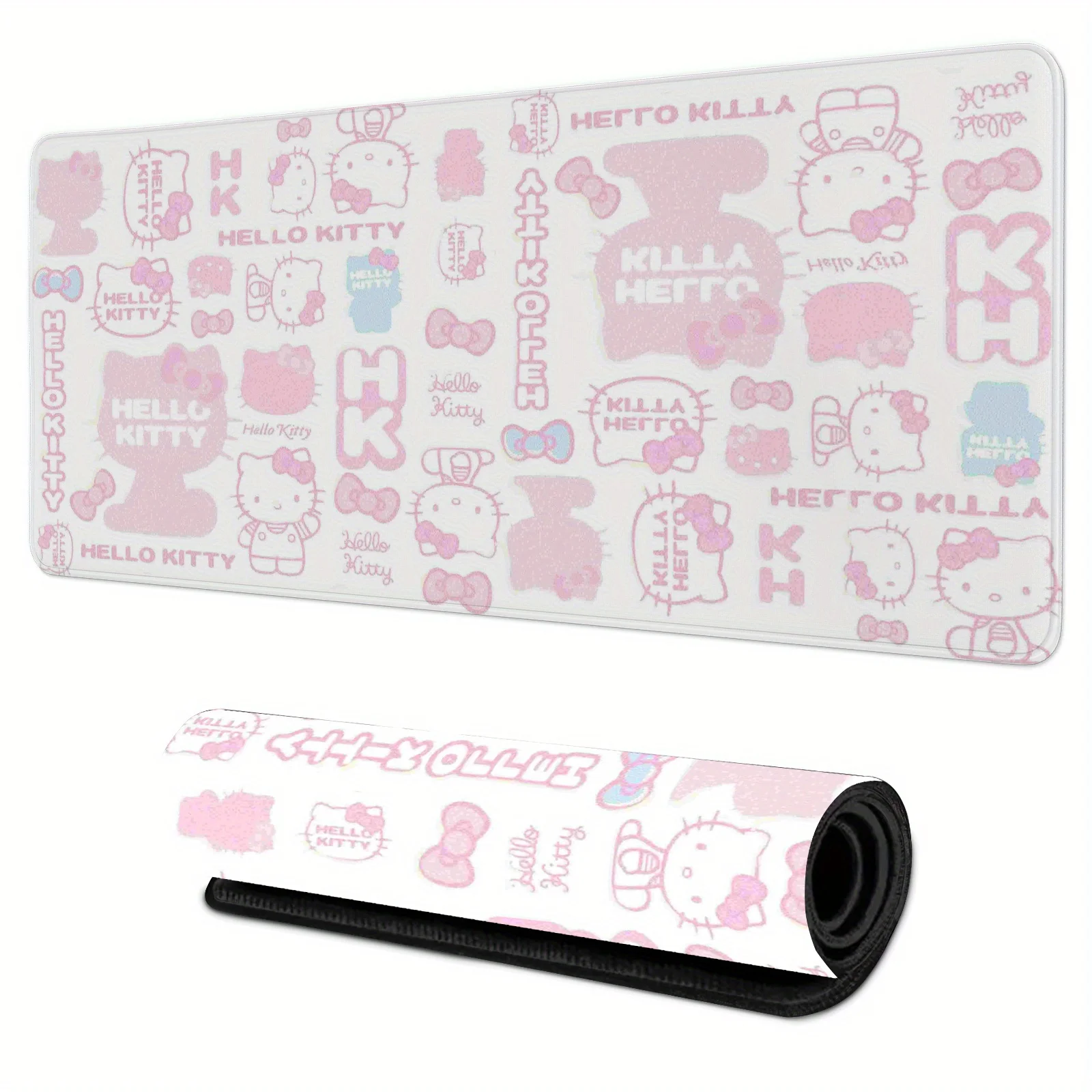 

Sanrio Cartoon Mouse Mat Featuring for hello kitty And Friends In Pastel Colors Mouse Mat Office Gaming Desk Mat Anti-Slip Mouse