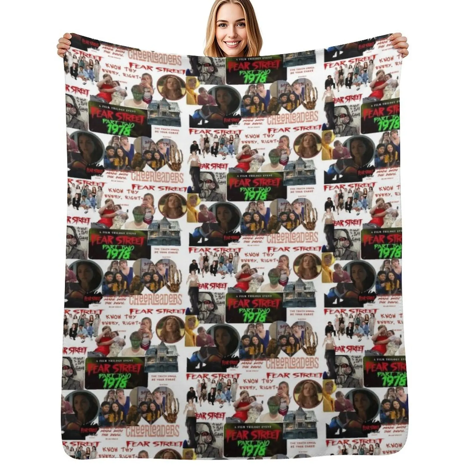 Fear street Throw Blanket No Pilling Soft Warm Blanket for Bed