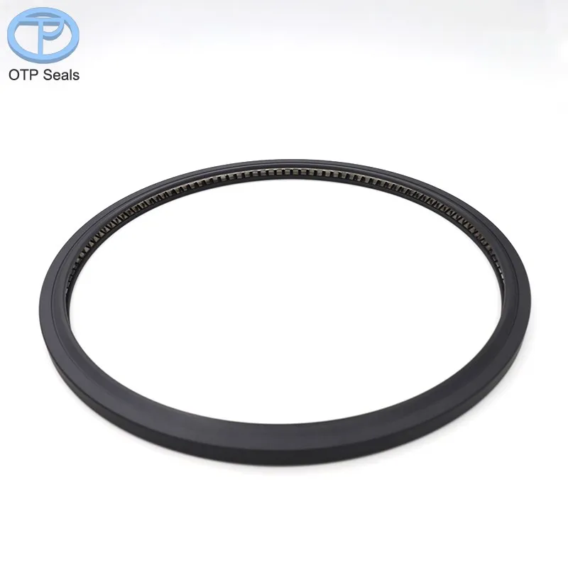 End face spring inner seal PTFE seals add carbon fiber V-shaped crane tube spring Non-standard shaped parts factory customized